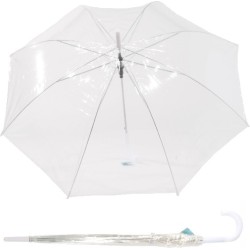 Long parapluie transparent...