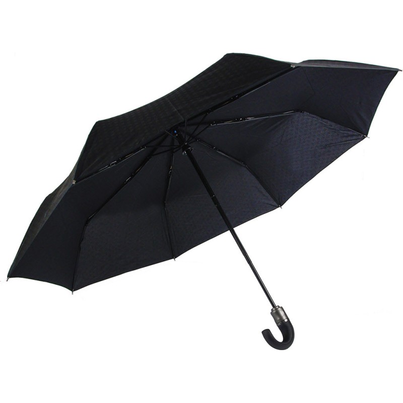 Doppler - Petit parapluie Fiber Magic Premium heat stamp - noir