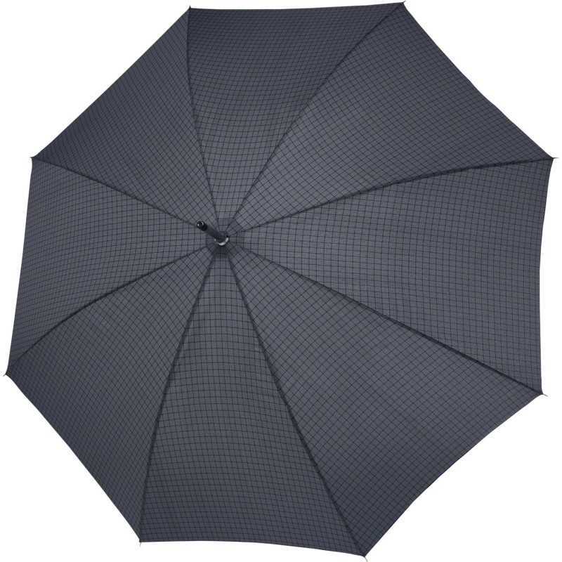 Doppler - Long parapluie canne Specials Steel Arnold  - carreaux gris