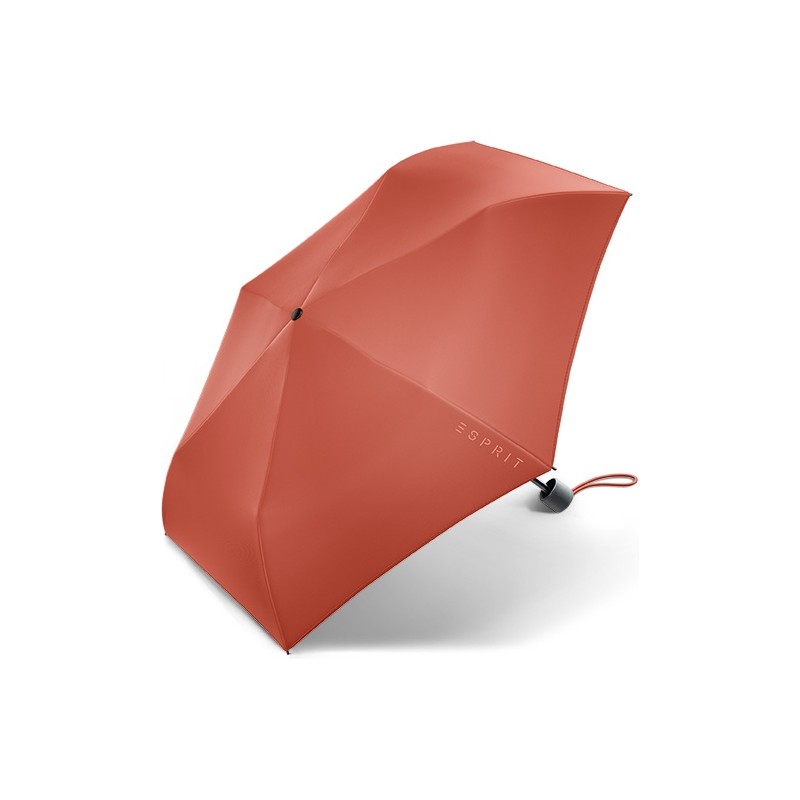 Esprit mini slimline - mini parapluie de poche manuel - orange/spicy orange
