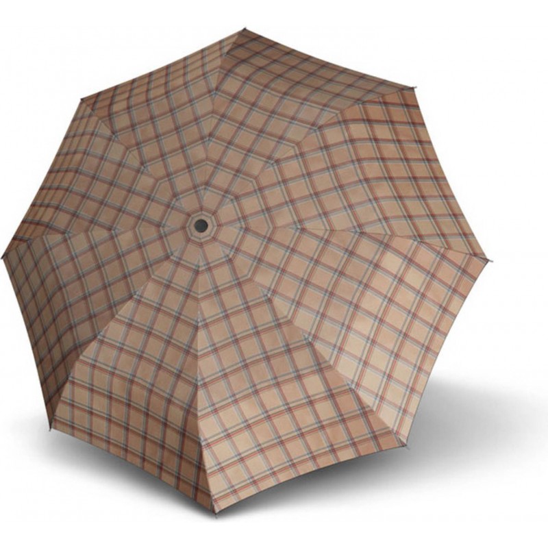 Long parapluie carbonsteel karo poignée arrondie