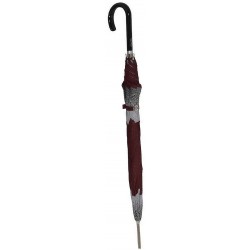 Long burgundy umbrella...