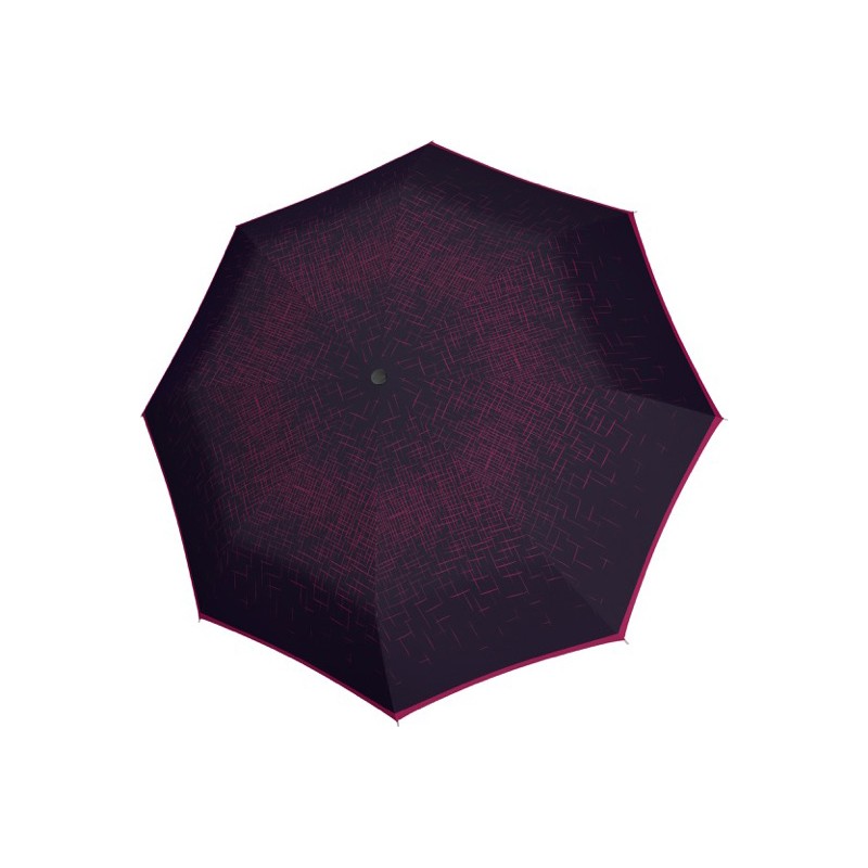 Long carbonsteel Passion mauve umbrella round handle