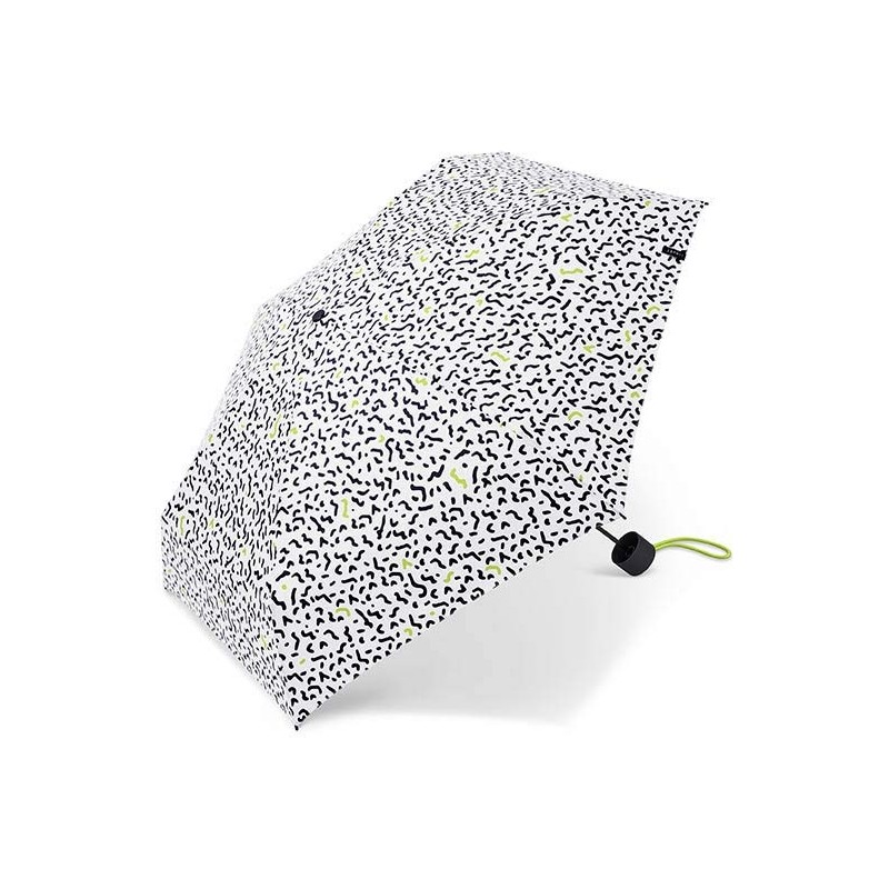 Esprit - Petit parapluie de poche Pepito - Memphis Dots black/white