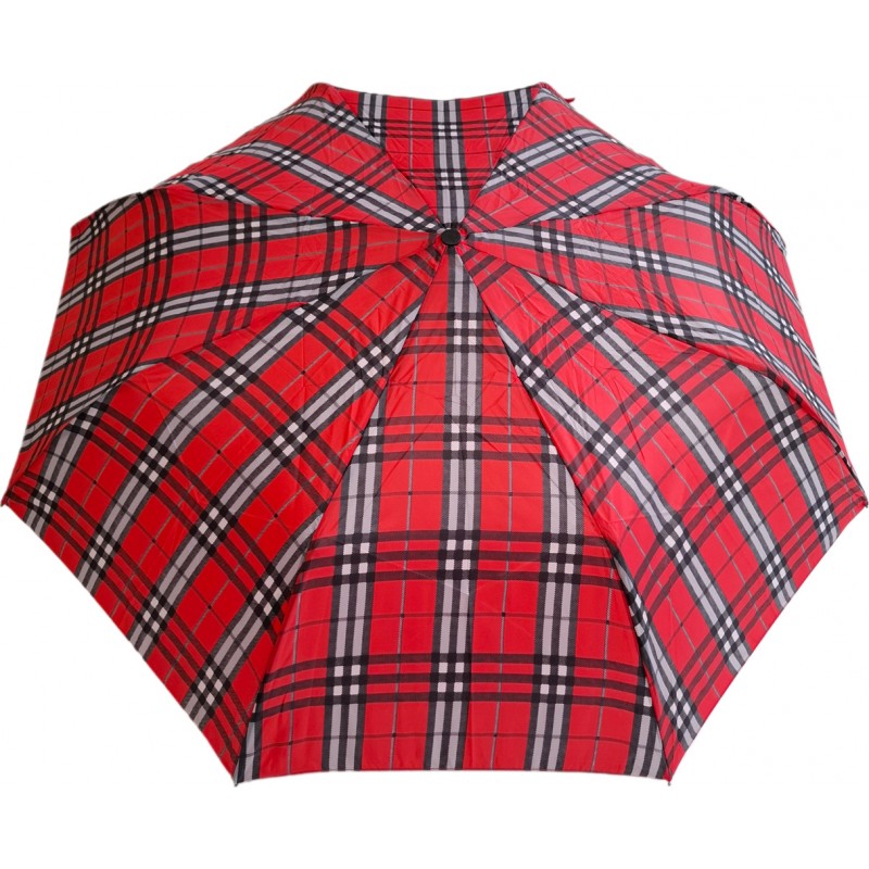 Parfi - parapluie collection "Kaplia" semi-automatique - tartan rouge