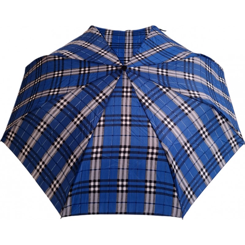 Parfi - parapluie collection "Kaplia" semi-automatique - tartan bleu