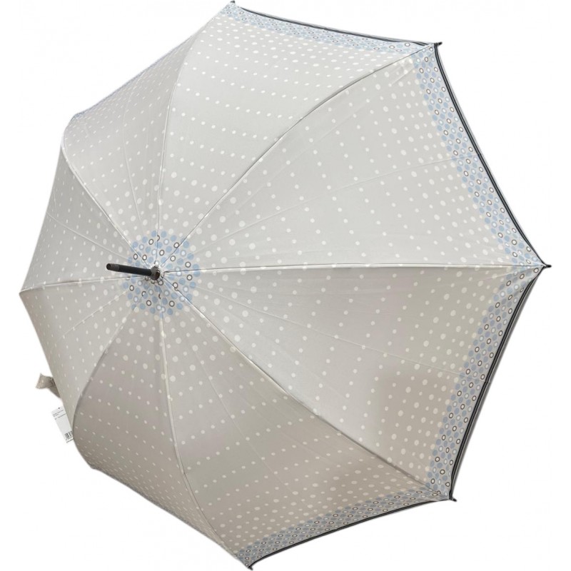 Doppler - Long parapluie canne Fiber Flex semi automatique - Pearl beige