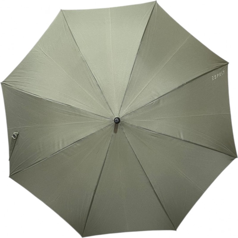 Esprit - Long parapluie uni avec canne - kaki
