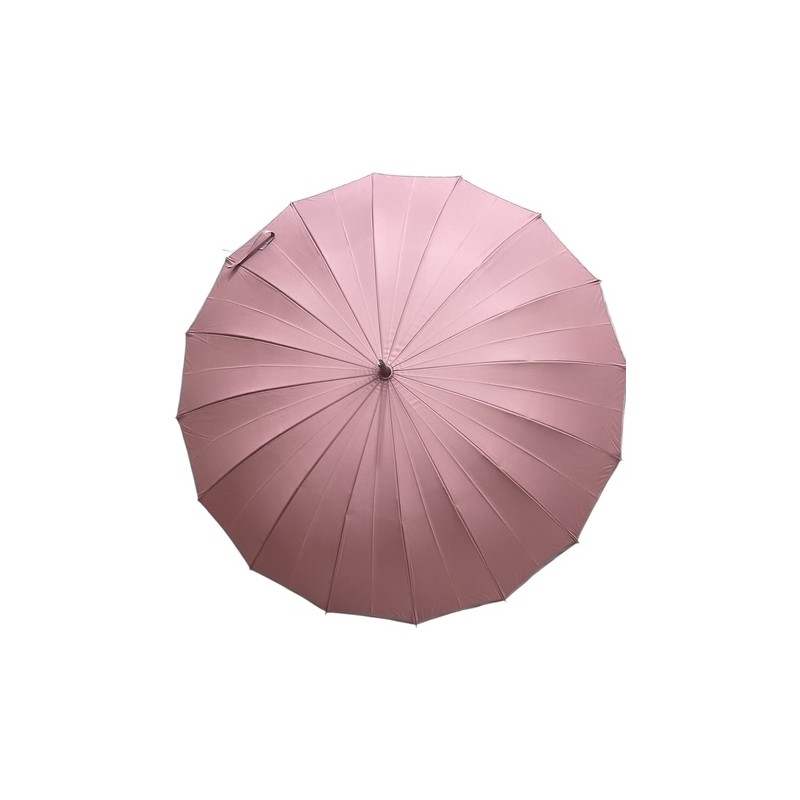 Long parapluie Blue Drop haut de gamme vieux rose