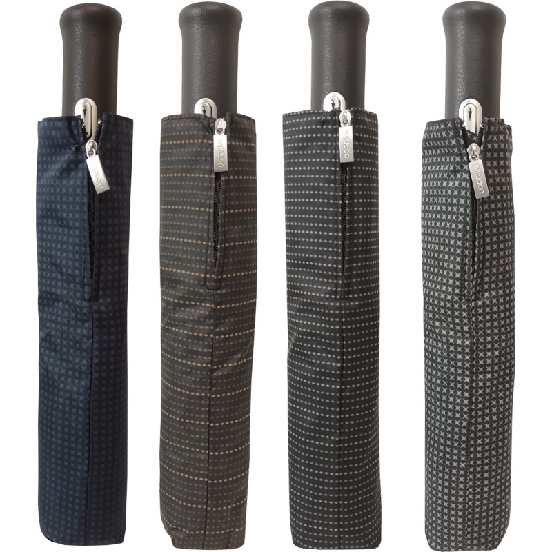Doppler - Petit parapluie Magic XM Senator - gris ligné
