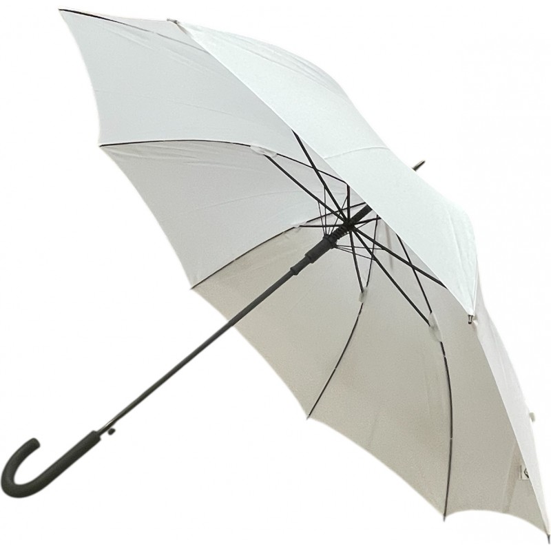 Plic Ploc - long parapluie canne - blanc