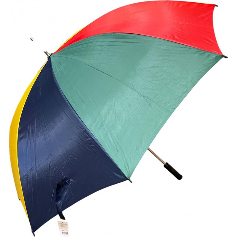 Derby - Long parapluie golf poignée droite - multicolore