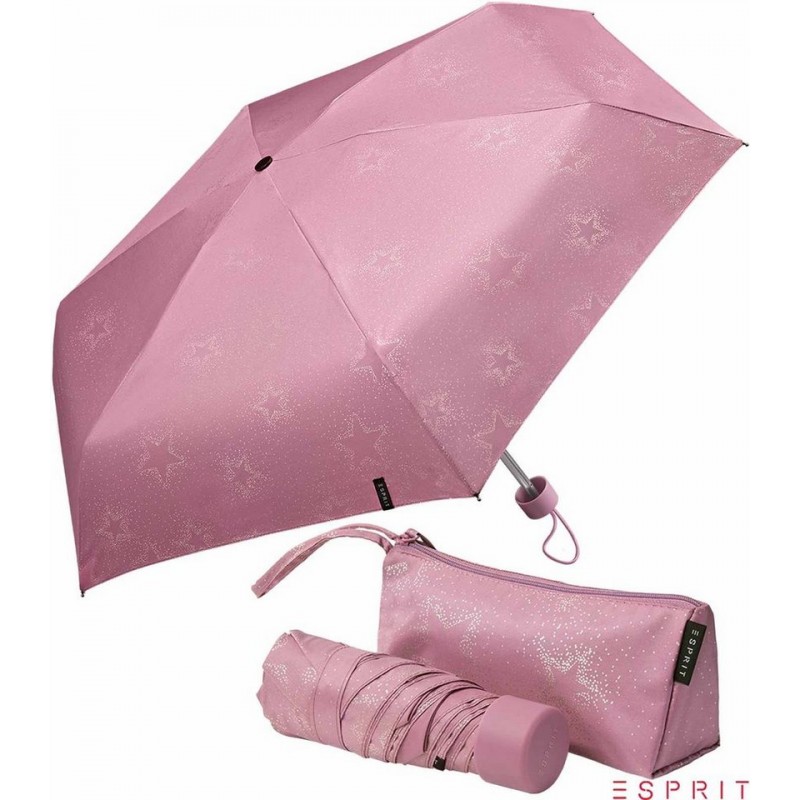copy of Kleine effen Esprit logoparaplu met etui